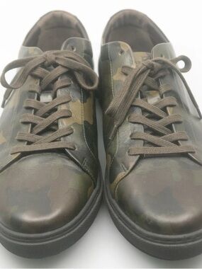 Allen Edmonds Men's Camouflage Leather Low-Top Sneakers - Olive & Brown